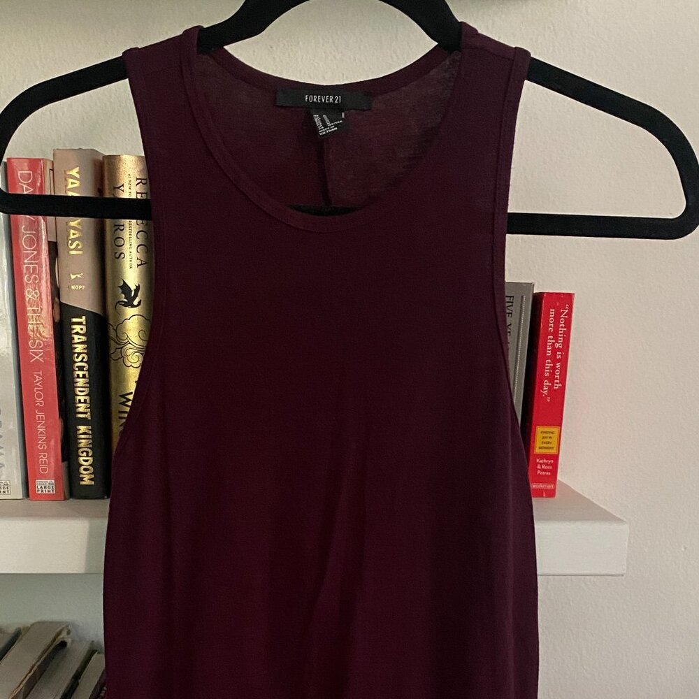 Forever 21 Bodycon Sleeveless Mid Length Dress - Size M